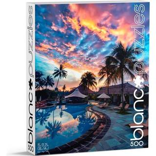 Buffalo Games - Blanc - Nala Rinaldo - Bali Sunset - 500 stykker Jigsaw -puslespil til voksne -Challenging -puslespil perfekt til spilaftener - F