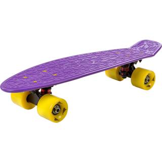 FlyBar 22 tommer Kids Skateboard-Mini Cruiser Skateboards til b?rn i alderen 6-12 udend?rs leget?j Letv?gts holdbart skridsikre d?k ABEC-7-lejer