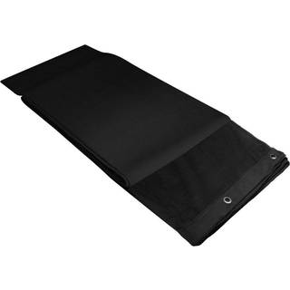 Deco molton bagtæppe. 160 g/m². 6 x 3 meter (BxH). Sort