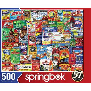 Springboks 500 stykke puslespil Looney Labels - Made in USA