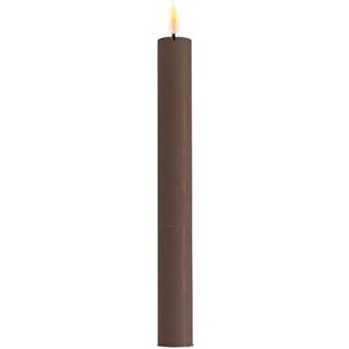 Deluxe homeart LED Kronelys - 24 cm - Mokka - 2 stk