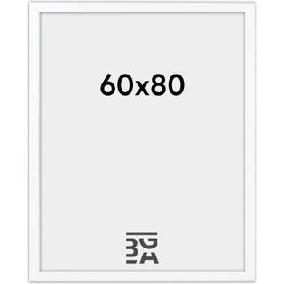 Ramme Stilren Hvid 60x80 cm