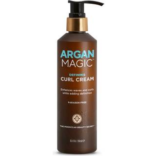 Argan Magic Definition Curl Cream - Forbedrer b?lger og kr?ller, mens de tilf?jer definitionsbetingelser detangler og reducerer Frizz Paraben -fr