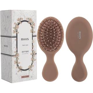 Rhos Mini Rejseh?rb?rste til kvinder/m?nd/b?rn - Pocket Detangler Brush til v?dt og t?rt h?r - Rejsest?rrelse Paddle Brush til Detangling- For al