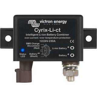 Skillerelæ Victron Cyrix-Li-ct, 12 - 24 V, 230 A, med tilslutning til 2 batterier