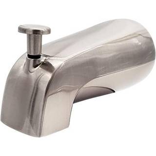 WestBrass E531D-1F-07 5-1/4 """" REACH Wall Mount Tub tud med frontdiverter satin nikkel