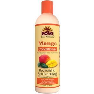 Okay | Mango anti-breakage balsam | For alle hårtyper og teksturer | Revitalize - Reparation - Gendan fugt | Med Aloe Jojoba & Coconut Oil | Fri