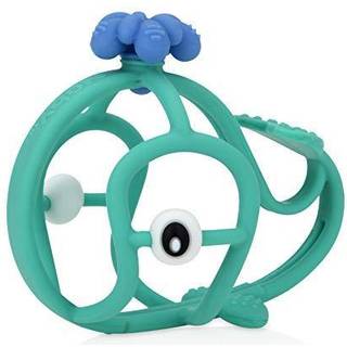 Nuby Chewy Chums Alle silikone beroligende teether hval - 3m+