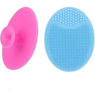 Ansigt Scrubber 2 Pack Soft Silicone Scrubbies Facial Cleansing Pad Face Exfoliator Face Scrub Face Brush Silicone Scrubby For Massage Pore Clean