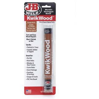 J-B Weld 8258 Kwikwood Wood Repair Epoxy Putty Stick-7 Inch Beige