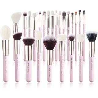 Jessup Makeup Brushes Set Professional 25pcs Pink Premium Natural Powder Foundation Eyeshadow Blending Concealer Blusher Highlight Monent Bruses