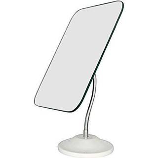 Yeake Justerbar fleksibel svanehals Makeup Mirror 360Rotation Foldet b?rbart skrivebord Vanity Mirror Med Stand Shower Shaving Cosmetic Mirror Sq