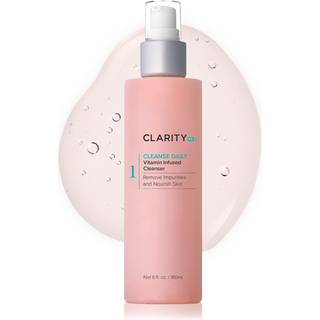 Clarityyrx Cleanse Daily Vitamin-infunderet ansigtsvask Naturligt plantebaseret fugtighedscentral for alle hudtyper (6 fl oz)