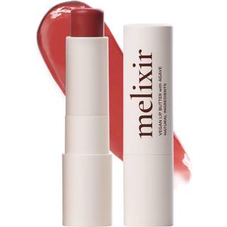 Melixir Vegan Lip Butter #02 Nude Crumble (tonet) ( flere farver) 0,13 oz Bee Free Petrolatum Gratis dyb nærende plantebaseret vegansk chapstick