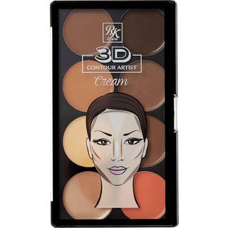 Ruby Kisses Fejlfri finish med 3D Contour Cream Makeup Palette - Letv?gt Multi -Palette Contouring Foundation Creamy Sculpt & Highlighting Define