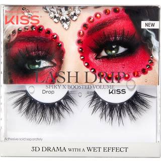 Kiss Halloween Lash Dryp falske ?jenvipper Spiky X Boosted Volume unik v?dt look Hydreret effekt Multi-l?ngde Genopbygget falske ?jenvipper Vispi