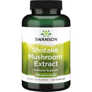 Shiitakesvampeekstrakt, 500 mg - 120 kapsler