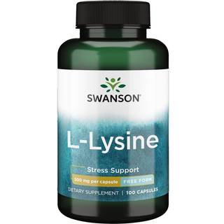 Lysin, 500 mg i fri form - 100 kapsler