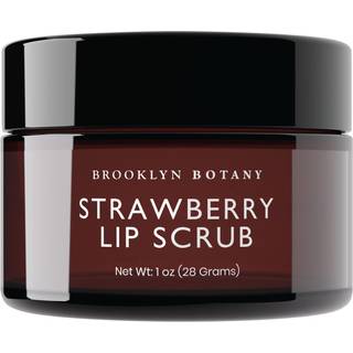 Brooklyn Botany Lip Scrub Exfoliator 1 Oz - Lip Moisturizer til t?rre l?ber og sp?kkede l?ber - Gentle Lip Exfoliator til glatte og lysere l?ber