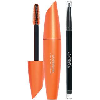 Covergirl Lash Blast Volume Vandt?t mascara Volumizing Mascara Meget sort og perfekt punkt plus ?jenblyant sort onyx combo pakke med 2