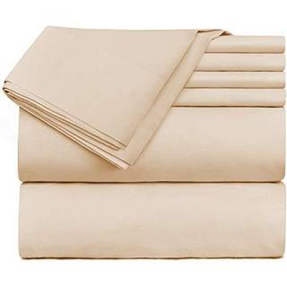 Hearth & Harbour Extra Deep Pocket Sheets - Passer til madras 18-24 tommer dyb - Ekstra Deep Pocket Queen Sheets S?t - 6 -stykker Queen St?rrelse