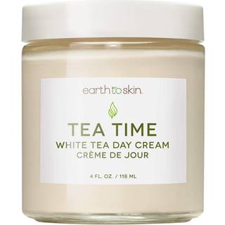 Jord till hud te-tid anti-aging vit te dag grädde med sheasmör panthenol & hyalaronsyra för optimal hudpåfyllning (4,0 fl oz)