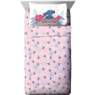 Jay Franco Disney Lilo & Stitch Paradise Dream Full Sheet Set - 4 Piece Set Super Soft and Cosy Kids Bedding - Fade Resistant Microfiber Sheets (