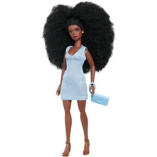 Naturalistas 11,5-tommer modedukke og tilbeh?r liya 4c tekstureret h?r dyb brun hudfarve designet og udviklet af form?l leget?j