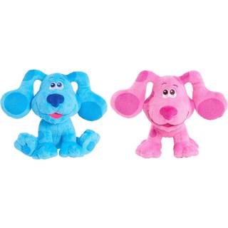 Blues ledetr?de og dig! 7-tommer Beanbag Plush Blue & Magenta 2-Pack udstoppede dyr hund