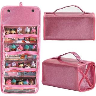 Leeche Storeages & Display Case til dukker, der er kompatible med alle LOL Surprise Dolls Easy Carrying Storage Organizer Clear View Case (dukker