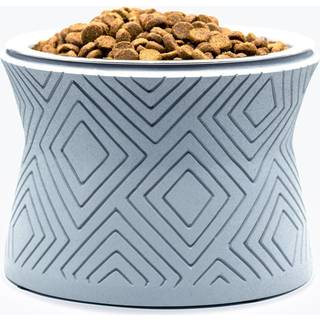 Pet Junkie Santa Fe Single Elevated Pet Bowl Stand med aftagelig rustfrit st?l 16oz indre sk?l til lille hunde race eller kat - h?vet hundefoder