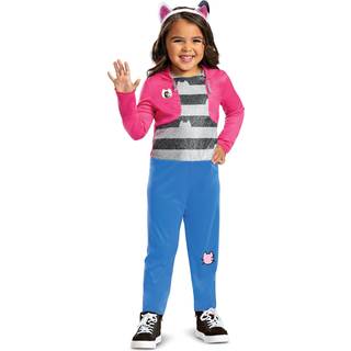 Dreamworks Gabby's Dollhouse Official Gabby Kids Costume og Cat Ears Peadband Toddler Size Medium (3T-4T)