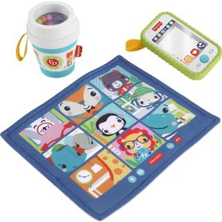 Fisher-Price Work From Home-legetjsst 3 tage-med-babylegetj og bider til spdbrn fra 3 mneder og opefter