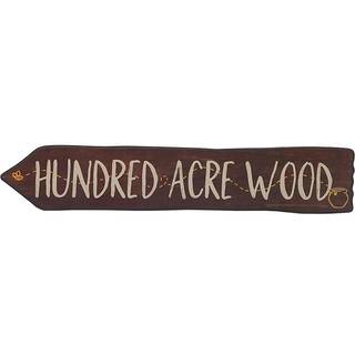 Open road Brands Disney Winnie The Pooh Hundred Acre Wood Arrow Wall Decor - Cute Winnie The Pooh Decoration