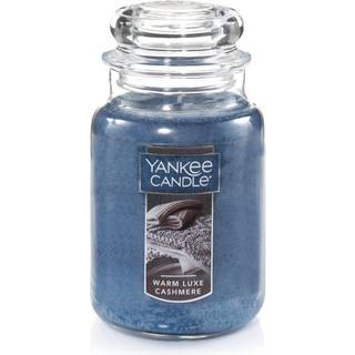 Yankee lys varmt luxe cashmere duftende klassiker 22 oz stor krukke enkelt v?ger aromaterapi stearinlys over 110 timer