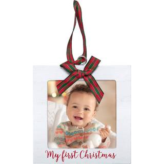 Kate & Milo mit f?rste julefoto Ornament babys f?rste juletr? ornament nyf?dt fotoferie