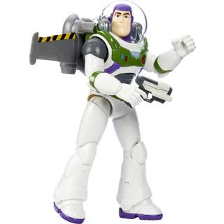 Mattel Disney Pixar Lightyear 12-tommer actionfigur: Alpha Buzz med jetpakke, hjelm og blaster - Space Ranger-udstyr
