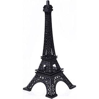 Eiffel Tower Statue Dekor 7 tommer legering Metal Collectible Figur Replica Souvenir Room Paris Eiffel Tower Party Decoration Table Stand Holder
