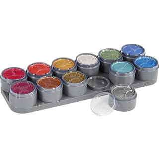 Grimas Ansigtsmaling Palette - 12 Perlemorsfarver 15ml
