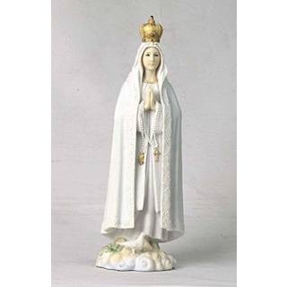 US 10,63 tommer Our Lady of Fatima Dekorativ statue figur White