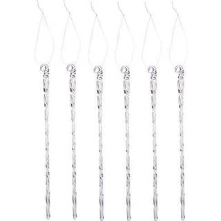 Kurt Adler B1813 6-delt glasvridning-istappelinjer 7,5-tommer