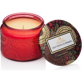 Voluspa Petite Glass Jar Goji Tarocco Orange 20h