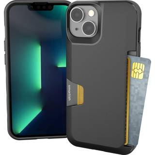 Smartish iPhone 14 Wallet Case - Wallet Slayer Vol. 1 [Slim + Protective] Kreditkortindehaver - Black Tie Affair