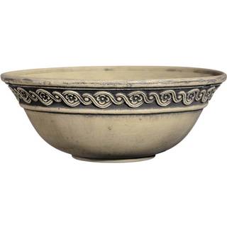 Klassisk hjem og have Korinthian harpiks blomsterpotte planter sk?l gr? 12 """"