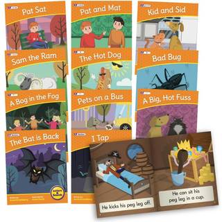 Junior Learning Letters & Sounds Fase 2 Set 2 Fiction multicolor