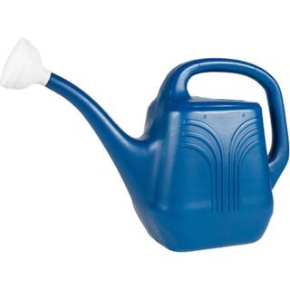 Bloem Classic vanding kan: 2 gallon kapacitet - klassisk blå - holdbar harpiks aftagelig dyse tud let at håndtere bred mund til indendørs og uden