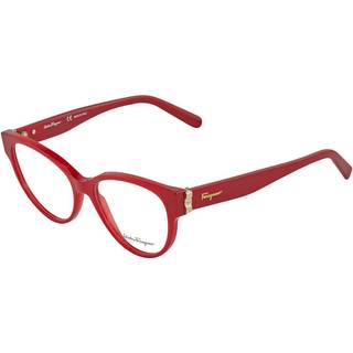 Ferragamo Kvinde SF2863 42908 653 Optiske stel Plast Rød Cat Eye