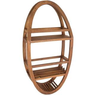 Aquateak patenterede moa oval teak bruser arrangør