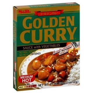 S&B Instant Golden Curry Sauce Medium Hot 230g