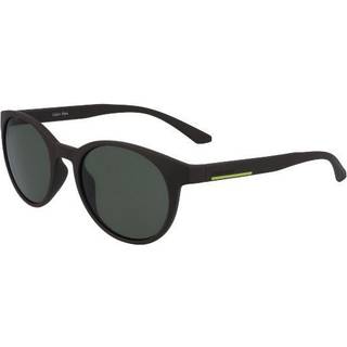 Calvin Klein Unisex CK20543S 210 Solbriller Plast Brun Grøn Rund Normal